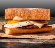 Sausage, Egg & Cheese on Ciabatta