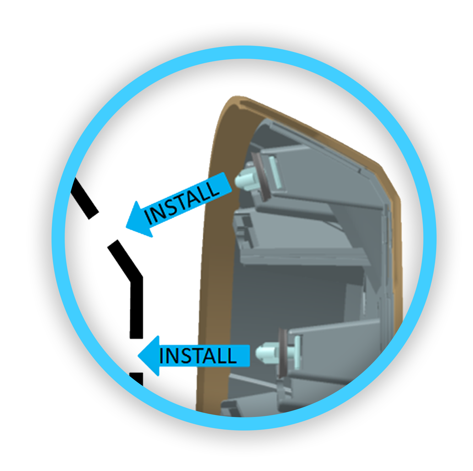 traditional force install while binding the part