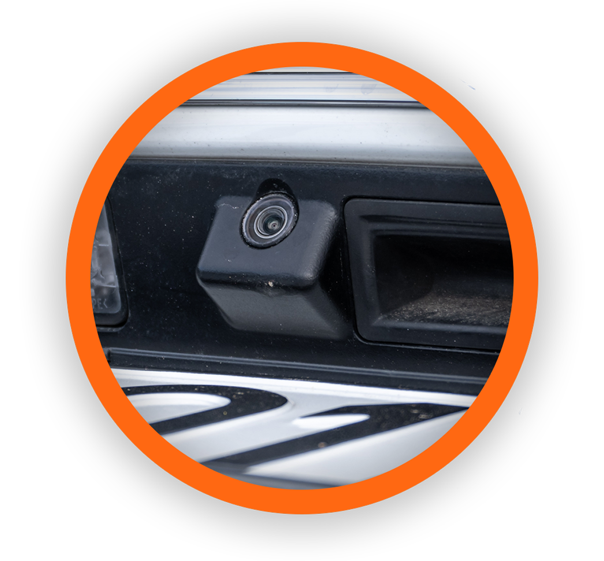 Orange circle camera bracket Orange circle camera bracket