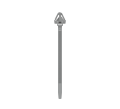 Band clip with fasetener.44