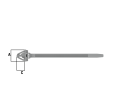 Band clip with fasetener.56