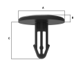 Canoe CLip Dimesnsions
