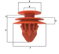 Trim Clip Dimensions